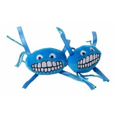 Rogz Catnip Flossy Grinz Blue игрушка для кошек с кошачьей мятой, 2 шт в уп CTC04B