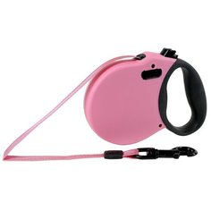 ALCOTT ADVENTURE рулетка антискользящая ручка (лента) S5м20кг розовый (2 шт)