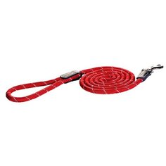 Rogz поводок удлиненный круглый для мелких пород размер S серия Rope длина 1,8 м черный HLLR06C