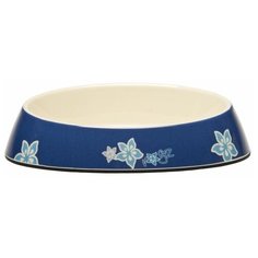 Миска для кошек ROGZ Fishcake с противоскользащим дном синяя - 200 мл CBOWL31B