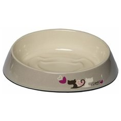 Миска для кошек ROGZ Fishcake с противоскользащим дном белая - 200 мл CBOWL31G