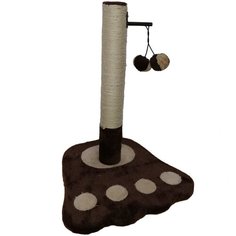 Когтеточка Lilli Pet Sisal fun IV, 37х37х49см, коричнево-бежевый