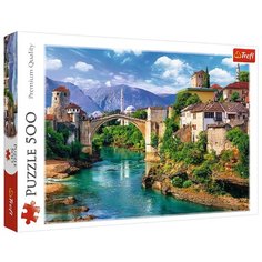 Пазл Trefl Старый Мост в Мостаре, Босния и Герцеговина (37333), 500 деталей