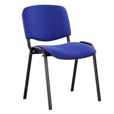 Стул Nowy Styl "Изо", каркас черный, обивка ткань синяя С 6