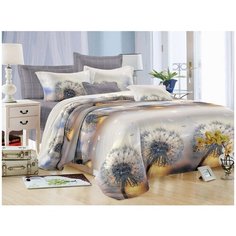 Комплект постельного белья 1.5 спальный микросатин дымка эльф