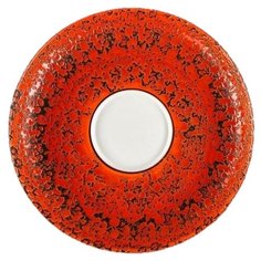 Блюдце Wilmax Splash Saucer WL‑667 14 см, оранжевый