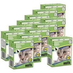 Влажный корм для кошек Bozita с кроликом 12 шт. х 370 г (кусочки в желе)