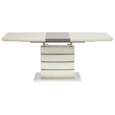 Стол кухонный TetChair Wolf 8053-2, раскладной, ДхШ: 120 х 80 см, длина в разложенном виде: 160 см, butter white