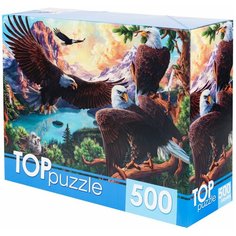 Пазлы Рыжий кот Toppuzzle, 500 деталей, Орлы в горах (ХТП500-6817)