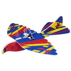 Игрушка-запускалка Рыжий кот Самолет, Яркая птица, 27*25 см, usb, в коробке (N01)