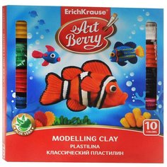 Пластилин ErichKrause Artberry с Алоэ Вера 10 цветов/180г (41762)