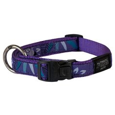 Rogz ошейник для собак особо крупных пород размер XL серия Fancy Dress, обхват шеи 430-700 мм, фиолетовый HB03CH