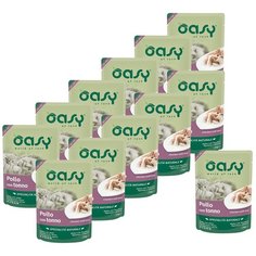 Влажный корм для кошек Oasy Specialita Naturale, с курицей, с тунцом 12 шт. х 70 г