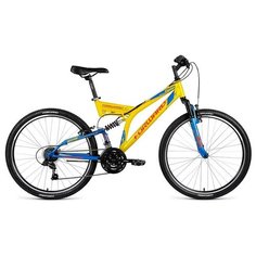 Велосипед 26" Forward Raptor 1.0 Желтый/Синий 18 ск 17-18 г
