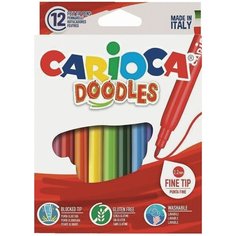 Carioca Набор фломастеров "Doodles", 12 шт. (42314), 6 упаковок