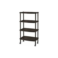 Этажерка для легкой обуви, 4 полки, венге, 31 x 14,5 x 50 см Вселенная Порядка