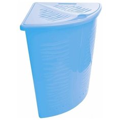Корзина для белья 40л BranQ Aqua, угловая, полипропилен пастельный