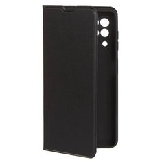 Чехол-книжка для Samsung Galaxy M32 (черный), с застежкой на магнитах, Redline