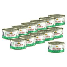 Almo Nature Консервы для кошек Итальянские рецепты:"Индейка гриль" (HFC Natural Made in Italy grilled Turkey) 0,07 кг х 12 шт.