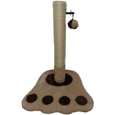 Когтеточка Lilli Pet Sisal fun IV, 37х37х49см, бежево-коричневый