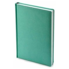 Ежедневник недатированный А5 Альт Velvet (136 листов) обложка кожзам, ментол (146х206мм)