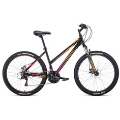 Горный (MTB) велосипед FORWARD Iris 26 2.0 Disc (2021) черный 17" (требует финальной сборки)