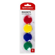 Магниты для доски BRAUBERG 237470, ассорти