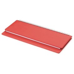 Планинг Альт недатированный, (305 х 130 мм.), "VELVET" красный 128 стр., Арт. 3-364/10