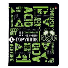 Тетрадь общая Альт, А5 (165 х 203 мм), "ATTENTION" 48 л клетка, Арт. 7-48-1165, обложка в ассортименте