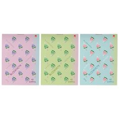 Блокнот Альт, А7 (75 х 100 мм.), "арбузики" 40 л., Арт. 3-40-538, обложка в ассортименте