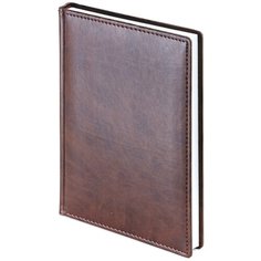 Ежедневник Альт датированный 2022 год, А5 (146 х 206 мм), "VELVET" коричневый 168 л., Арт. 3-123/03