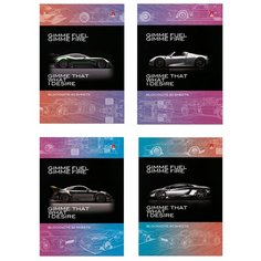 Блокнот Альт, А7 (68 х 101мм), "машина" 40 л., Арт. 3-40-109, обложка в ассортименте