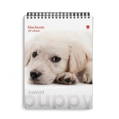Блокнот Альт, А7 (68 х 104мм), "чудо щеночки" 40 л., Арт. 3-40-065, обложка в ассортименте. Набор 5 шт.
