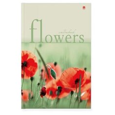 Ежедневник Альт недатированный, А5 (135 х 205 мм), "цветы" 128 л., Арт. 3-024/04