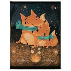 Блокнот Альт, А6 (110 х 145 мм), "волшебный ЛИС", 160 л., Арт. 3-160-002/17