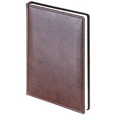 Ежедневник Альт недатированный, А4 (210 х 300 мм), коричневый, 272 стр., VELVET, Арт. 3-116/03