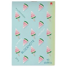 Блокнот Альт, А6 (102 х 142 мм.), "арбузики" 40 л., Арт. 3-40-537, обложка в ассортименте