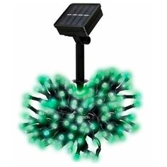 Декоративный светильник SHLights DL-1003 "Гирлянда нить" на солнечной батарее, 100 светодиодов, 10 м, контроллер 8 режимов, зеленый