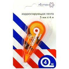 Корректоры Attomex Корректирующая лента Attomex, 5мм*4м оранж. корпус