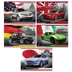 Альбом для рисования А4, 40л Hatber "Country Cars" (100 г/кв. м) 7шт. (40А4вмB, A090701)