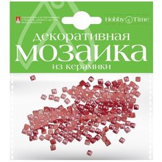 Мозаика декоративная из керамики 4Х4 ММ,200 ШТ., красный, Арт. 2-333/05 Hobby Time