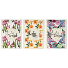 Блокнот Альт, А7 (68 х 101мм), "цветы" 40 л., Арт. 3-40-108, обложка в ассортименте