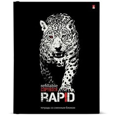 Тетрадь со сменным блоком Альт, А5 (165 х 220 х 35 мм), "RAPID" 160л., клетка, Арт. 7-160-081/111,