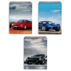 Блокнот Альт, А7 (68 х 104мм), "машины мечты" 40 л., Арт. 3-40-008, обложка в ассортименте