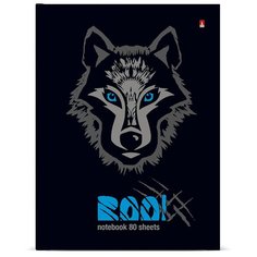 Блокнот Альт, А6 (110 х 145 мм) , "взгляд зверя. Волк", 80л., 3-80-005/26