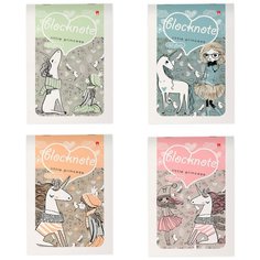 Блокнот Альт, А5 (127 х 200 мм), "волшебные единороги" 40 л., Арт. 3-40-262, обложка в ассортименте