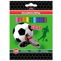 Фломастеры Hatber "Football" 18 цветов
