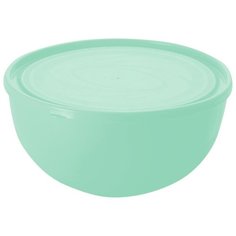 Салатник Nice&Price "Galaxy" 2,5 л с крышкой 218х212х105 мм мятный