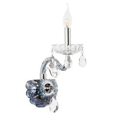 Настенный светильник Dio DArte Elite Vercana E 2.1.1.600 S, E14, 40 Вт, кол-во ламп: 1 шт., цвет арматуры: серебристый