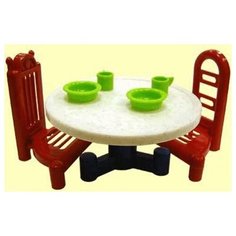 Набор мебели "Дачный" (Россия) 15х9х12 см. С-78-Ф Форма